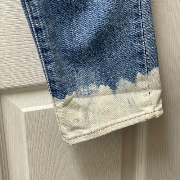 Talbots Modern Ankle Jeans Women's Sz‎ 2 Bleached Leg Medium Wash Denim - Picture 4 of 16